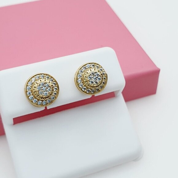 "925 Sterling Silver Cubic Zirconia Earrings, U19254605 - Picture 2 of 11